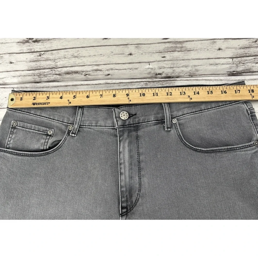 Mott And Bow Stone Gray Mens Jeans Size 34x34 Straight Fit Cotton Stretch